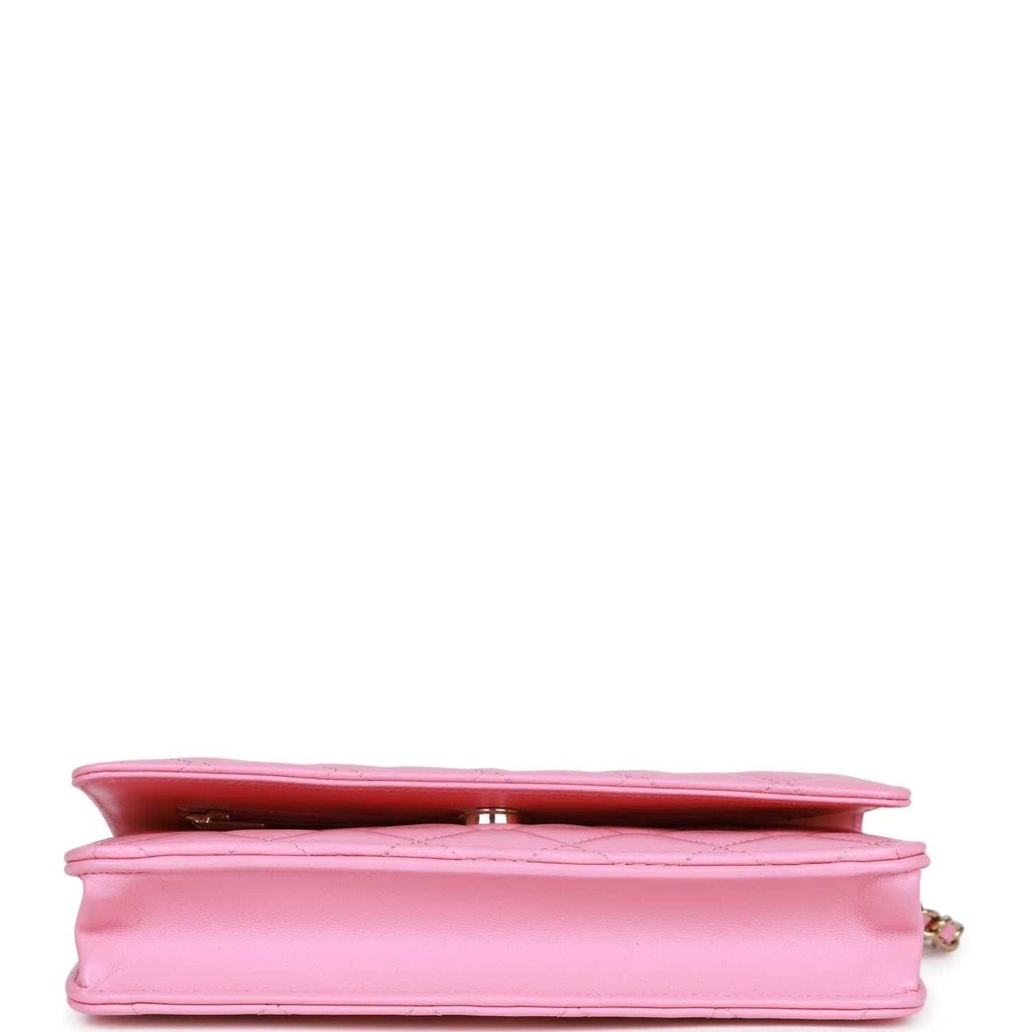 Chanel Wallet On Chain WOC Pink Lambskin Gold Hardware