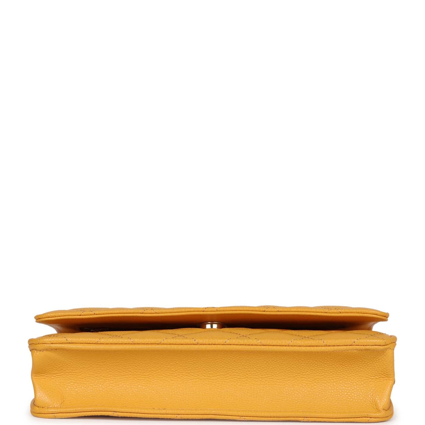 Chanel Wallet On Chain Yellow Caviar Gold Hardware