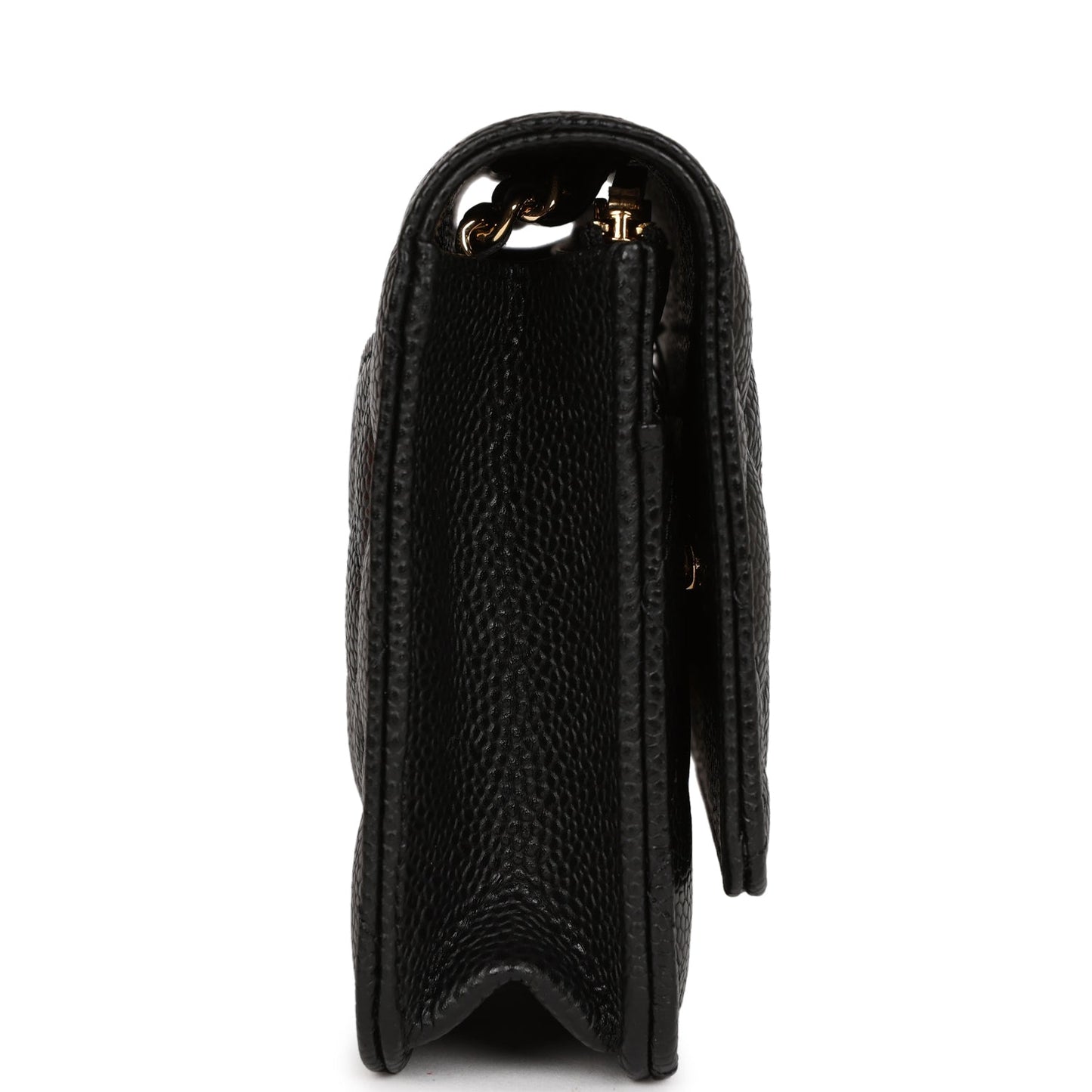 Chanel Wallet On Chain WOC Black Caviar Gold Hardware