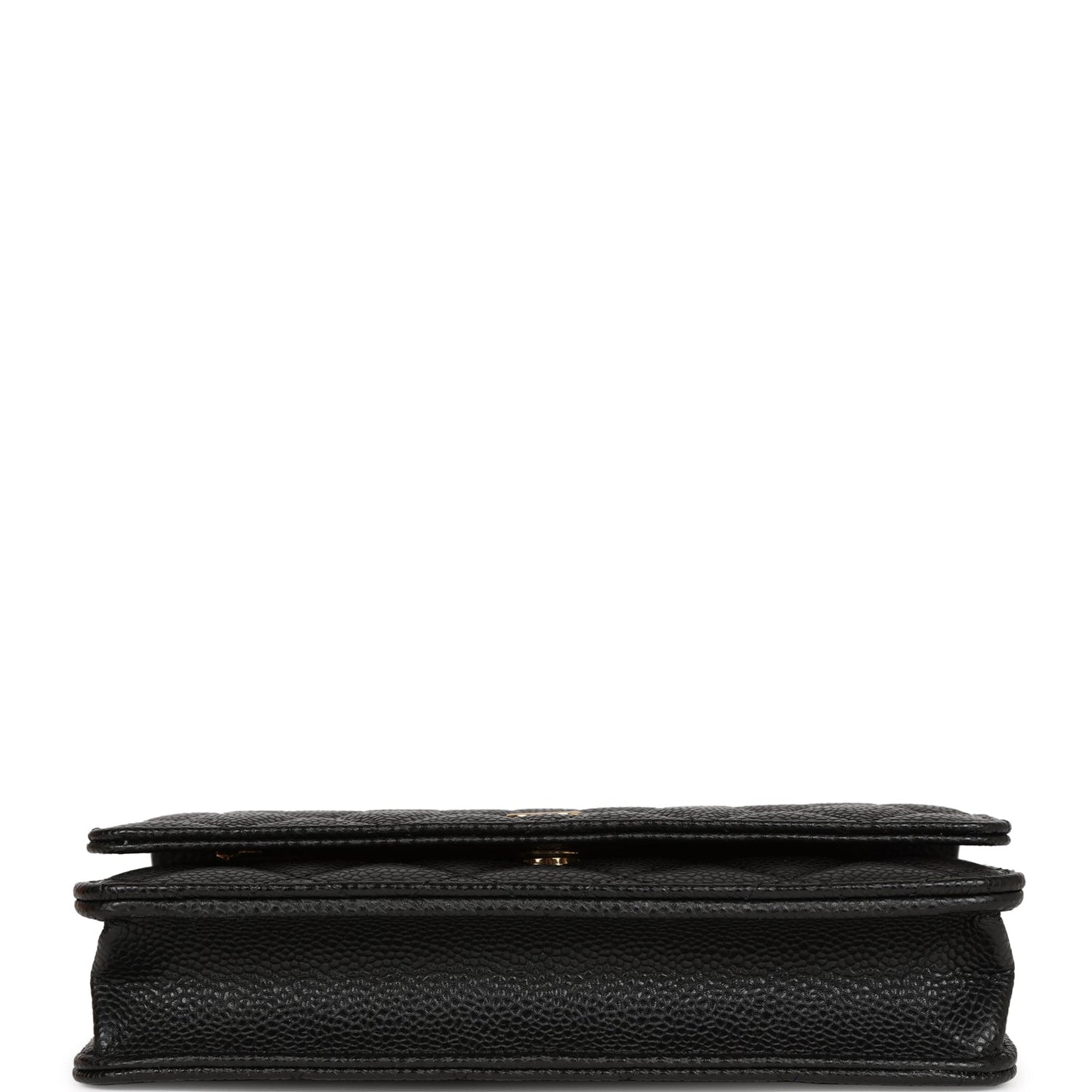 Chanel Wallet On Chain WOC Black Caviar Gold Hardware