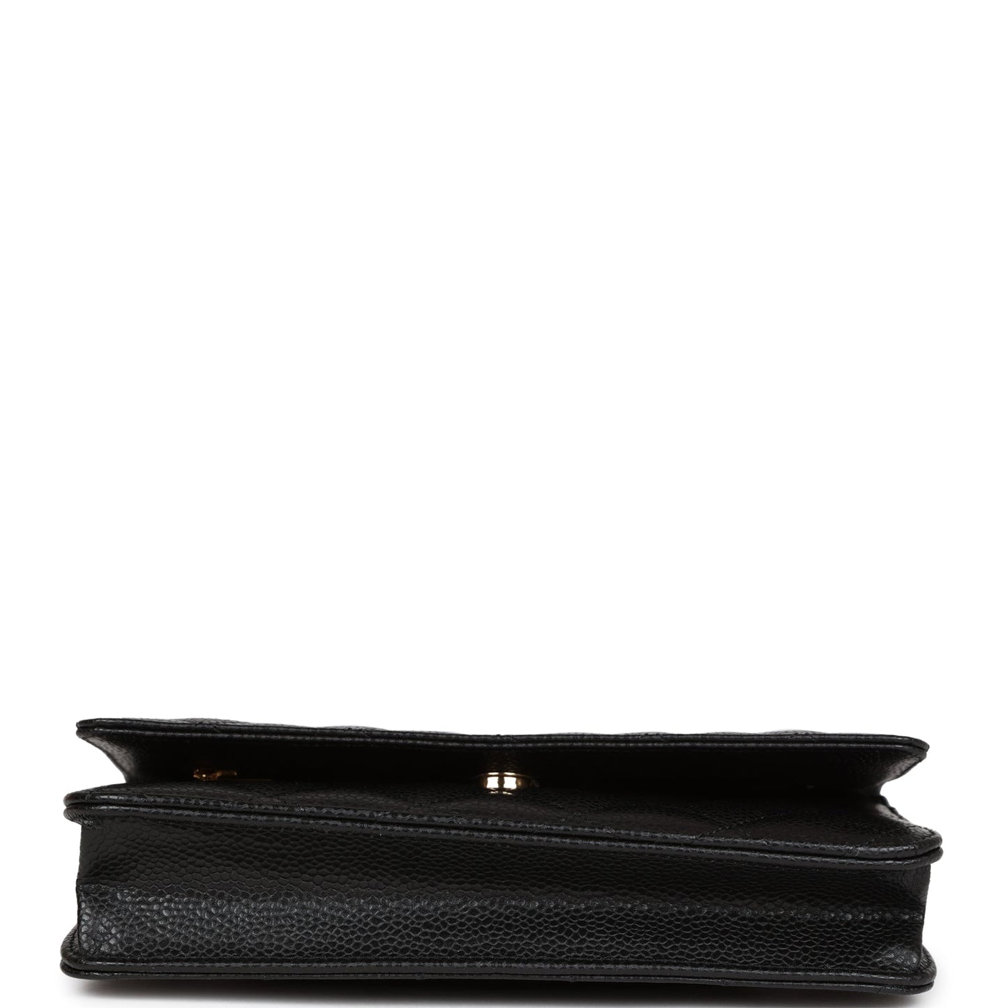 Chanel Wallet On Chain WOC Black Caviar Gold Hardware