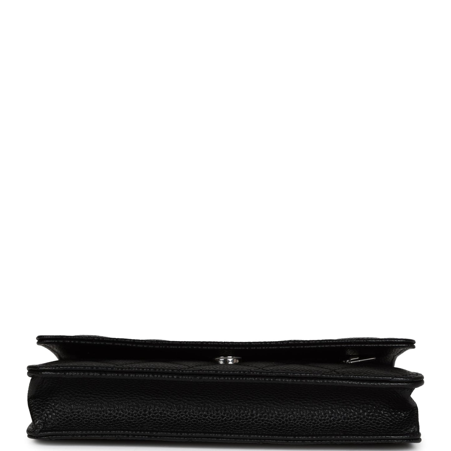 Chanel Wallet On Chain WOC Black Caviar Silver Hardware