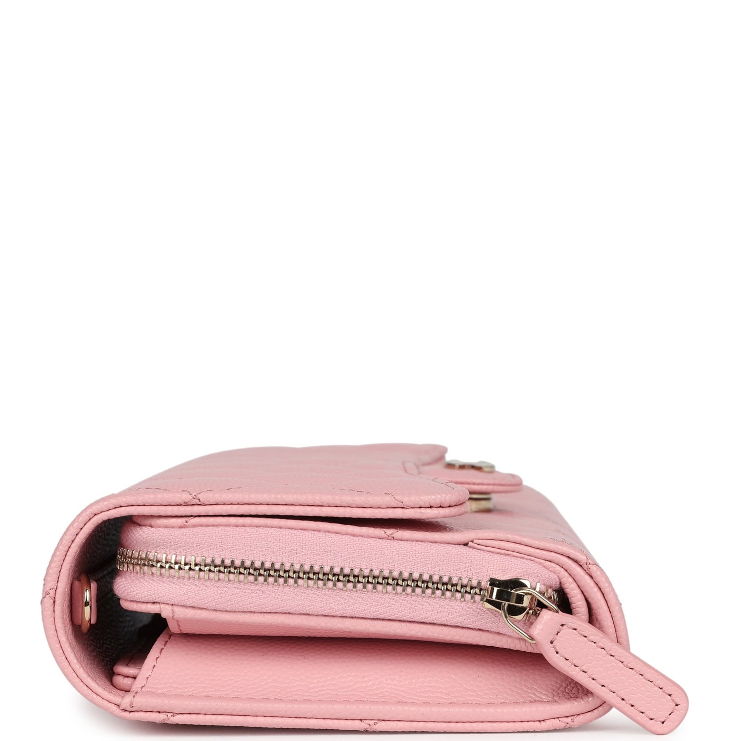 Chanel Wallet On Chain WOC Pink Caviar Light Gold Hardware