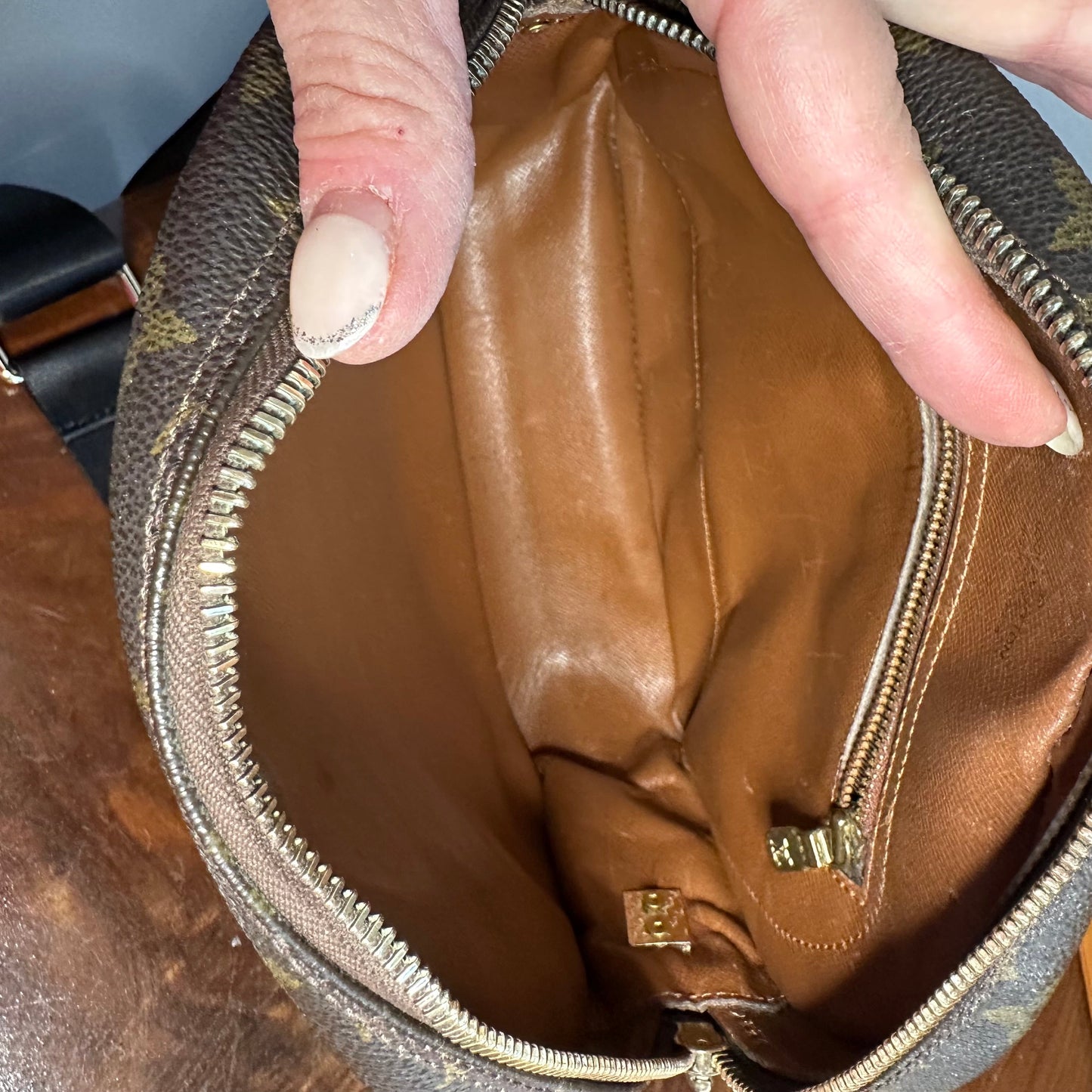 The Cockatiel Crossbody -Orvis bags LV Monogram in Black