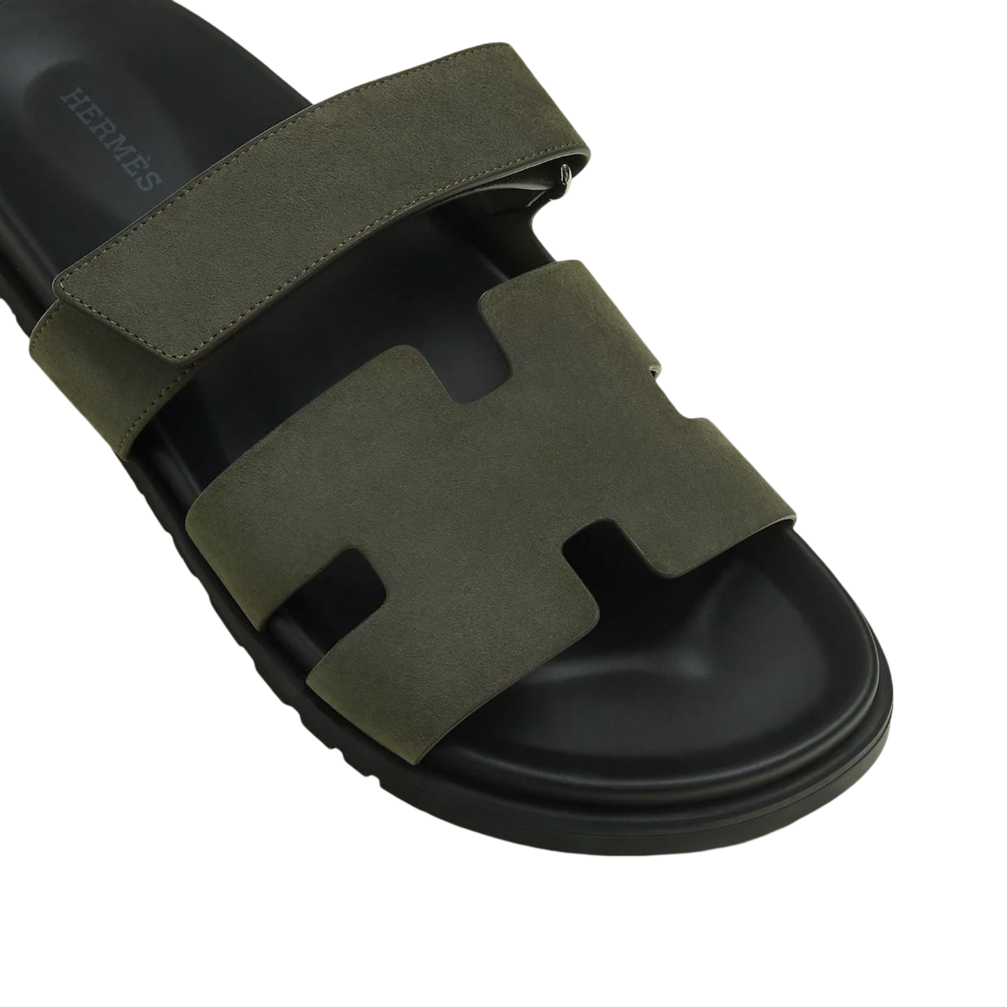 Hermes Chypre Sandals Vert Forêt