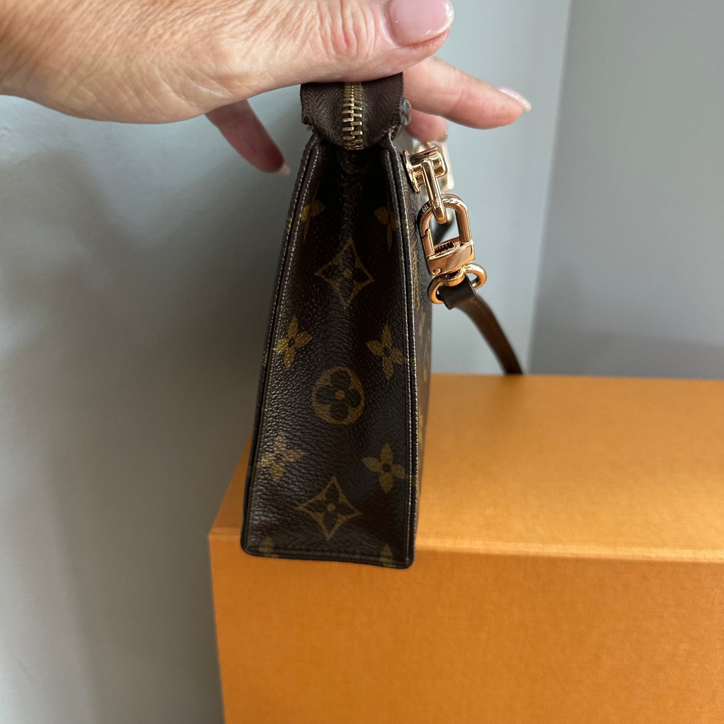 The Cygnet Crossbody -Orvis bags Monogram in Chocolate
