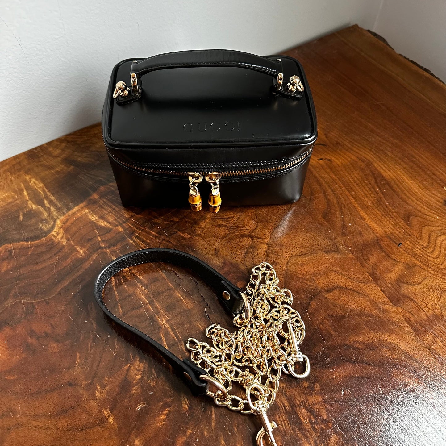 The Junco Crossbody/Clutch -Orvis bags Gucci Bamboo Cosmetic Bag in Black Leather