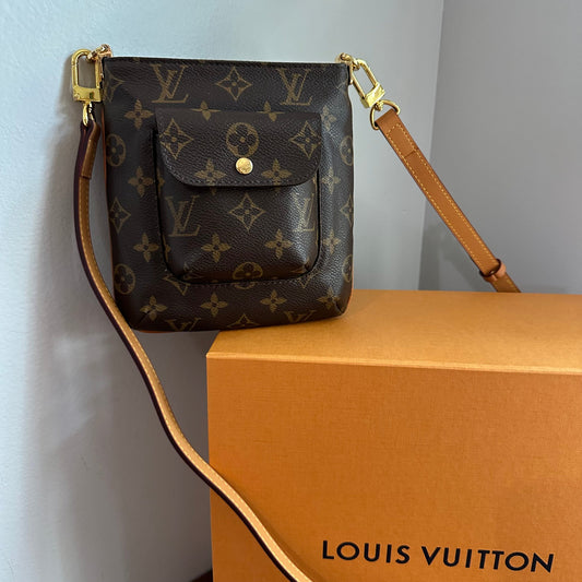 The Junco Crossbody -Orvis bags LV Monogram in Vachetta