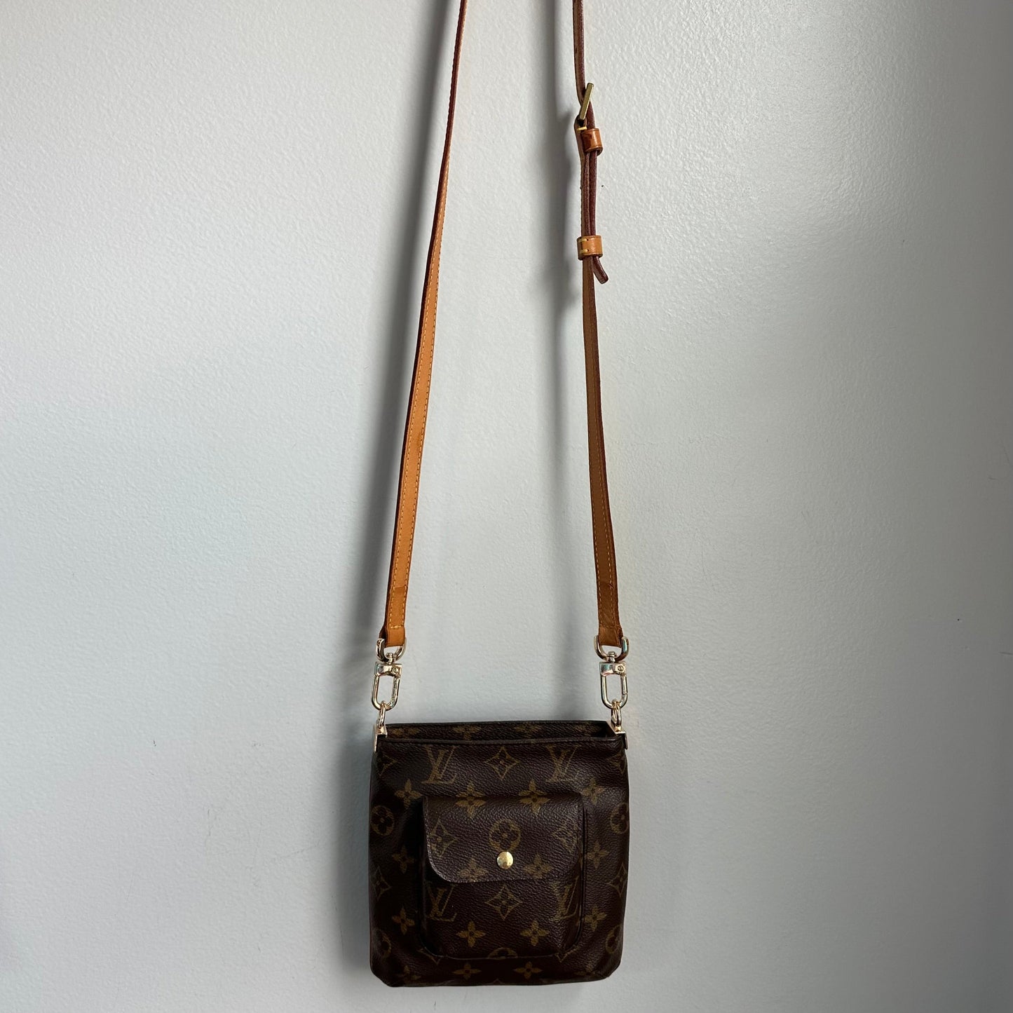 The Junco Crossbody -Orvis bags LV Monogram in Vachetta