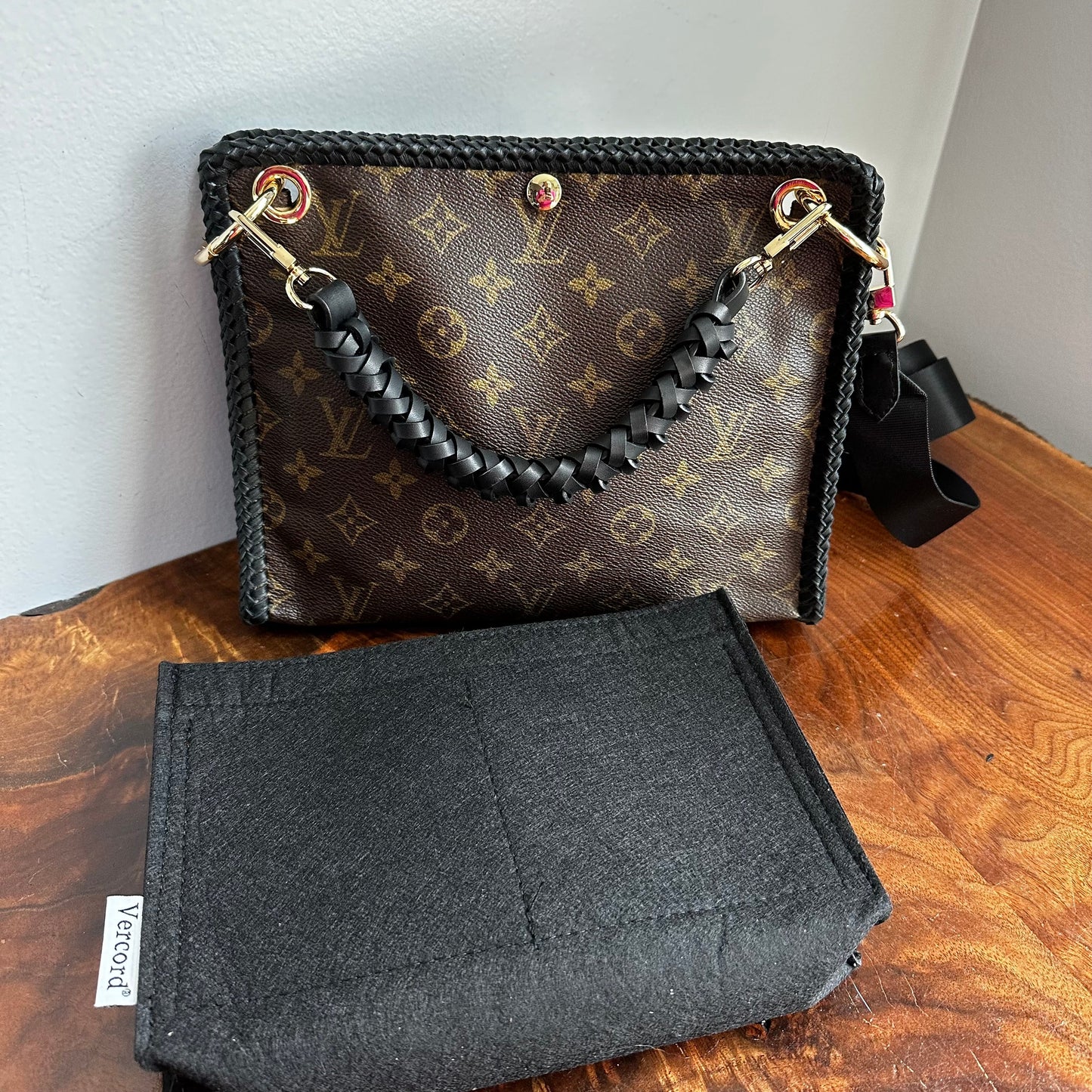The Swan Crossbody -Orvis bags LV Monogram in Black