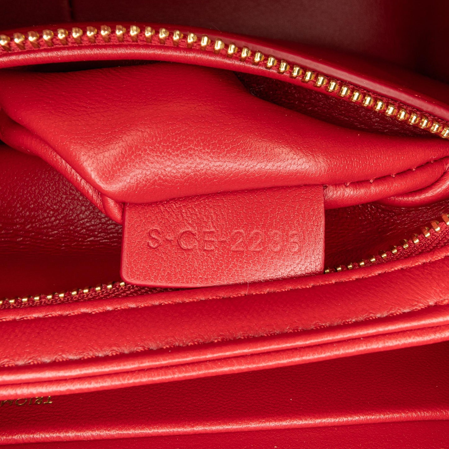Celine Classique Shiny Calfskin Triomphe Crossbody (SHG-vZTV6A)
