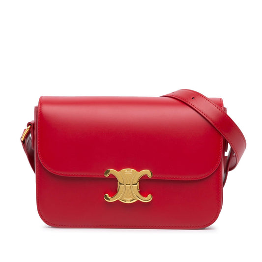 Celine Classique Shiny Calfskin Triomphe Crossbody