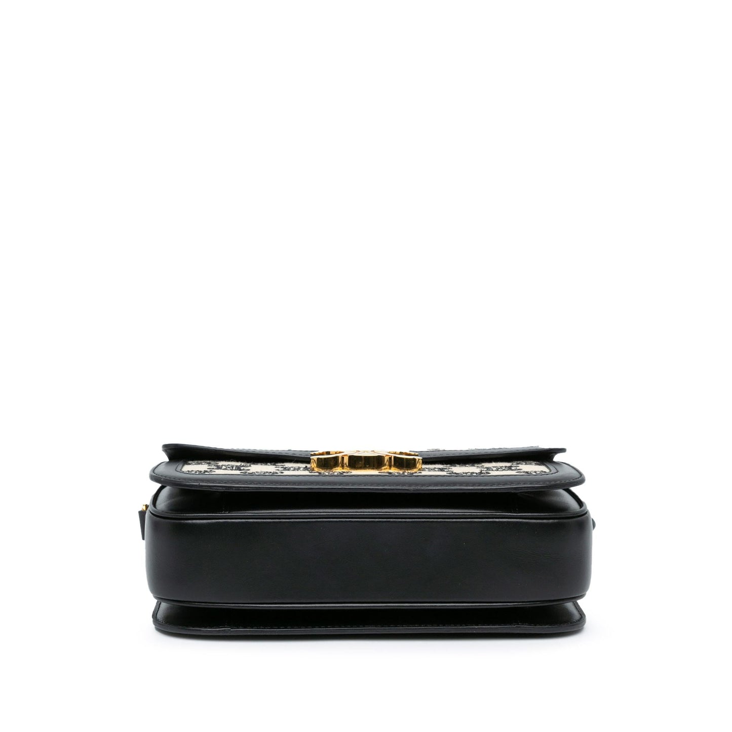 Celine Embroidered Canvas Triomphe Crossbody