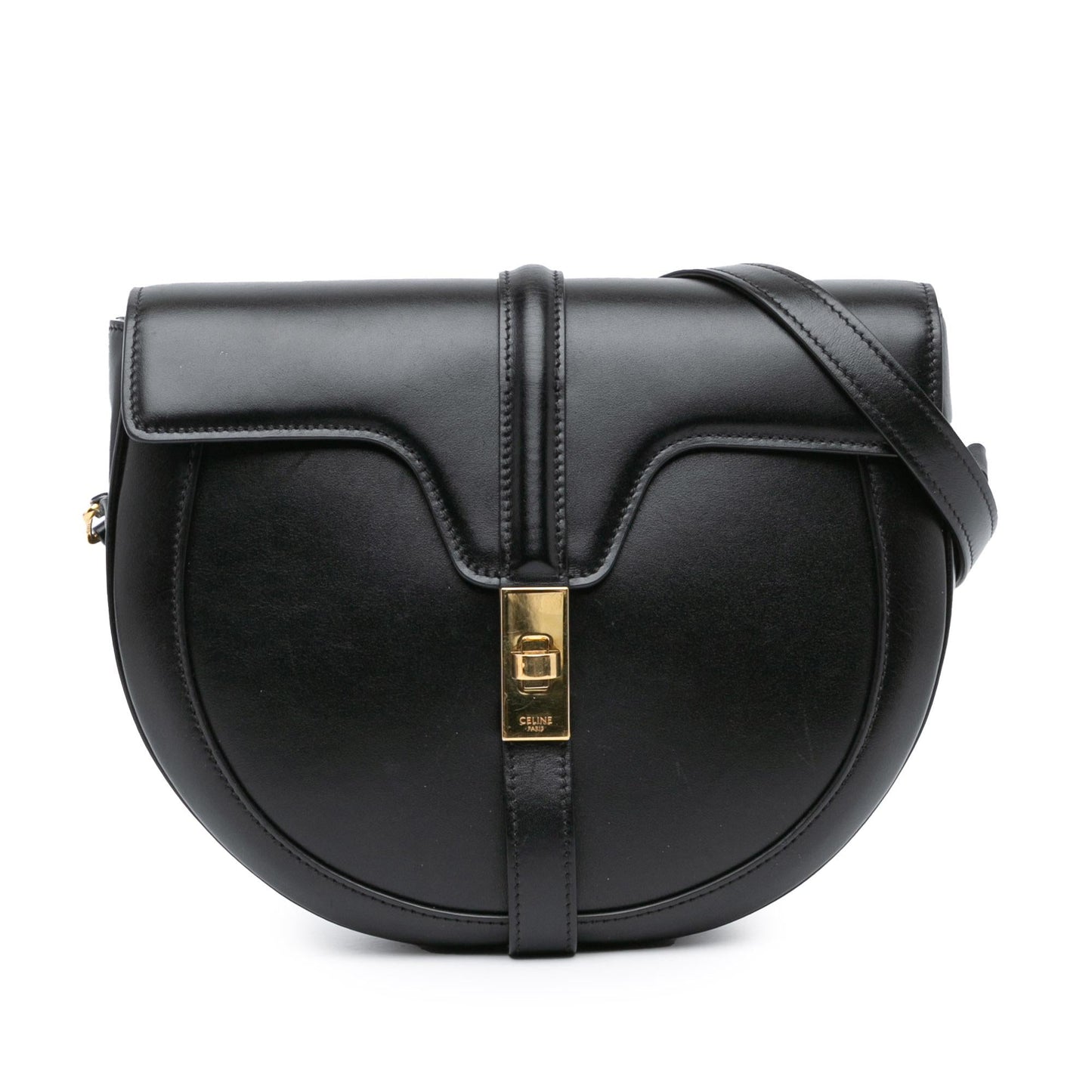 Celine Medium Leather Besace 16 Crossbody