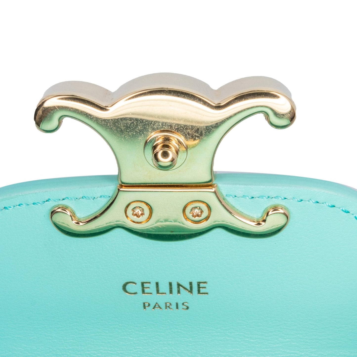 Celine Mini Calfskin Triomphe Crossbody