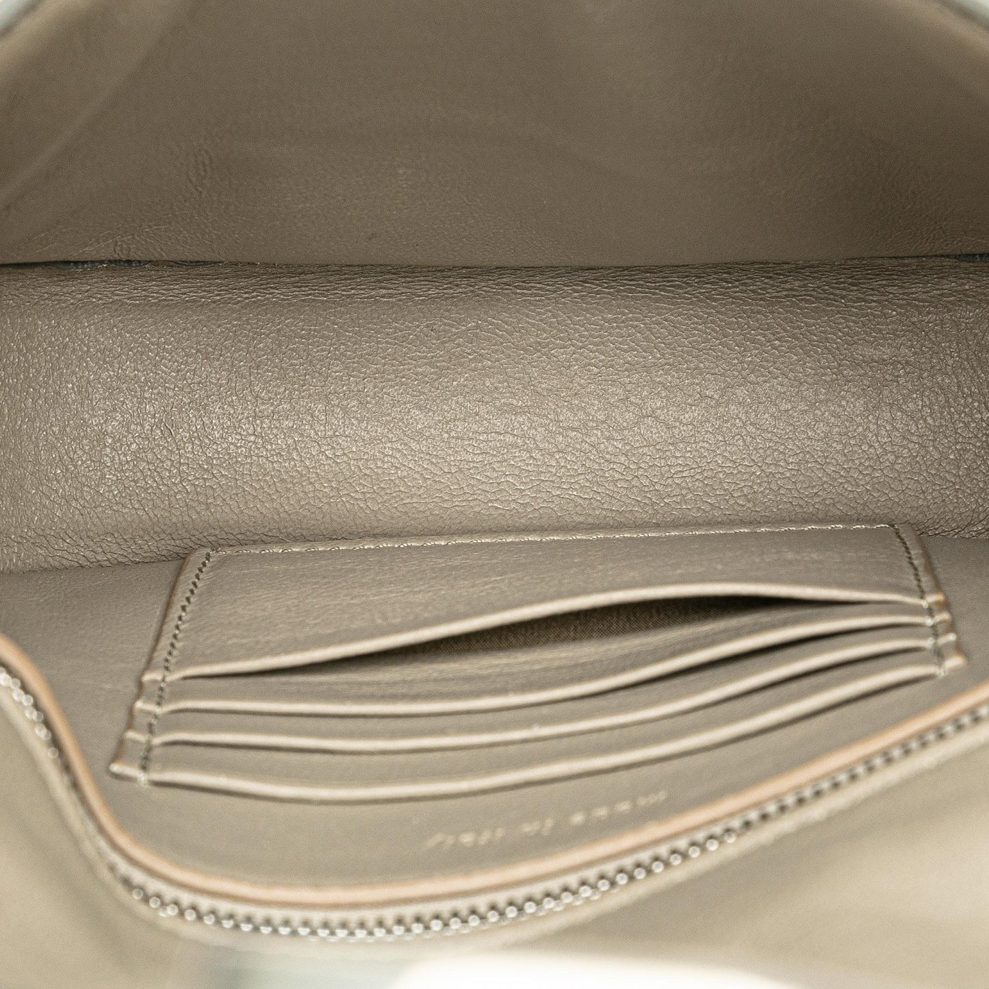 Celine Small Bicolor Leather Trotteur Crossbody
