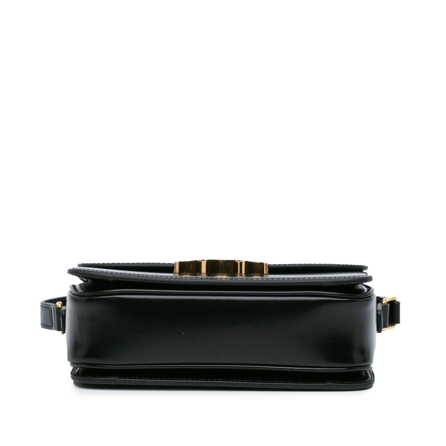 Celine Teen Shiny Calfskin Triomphe Crossbody