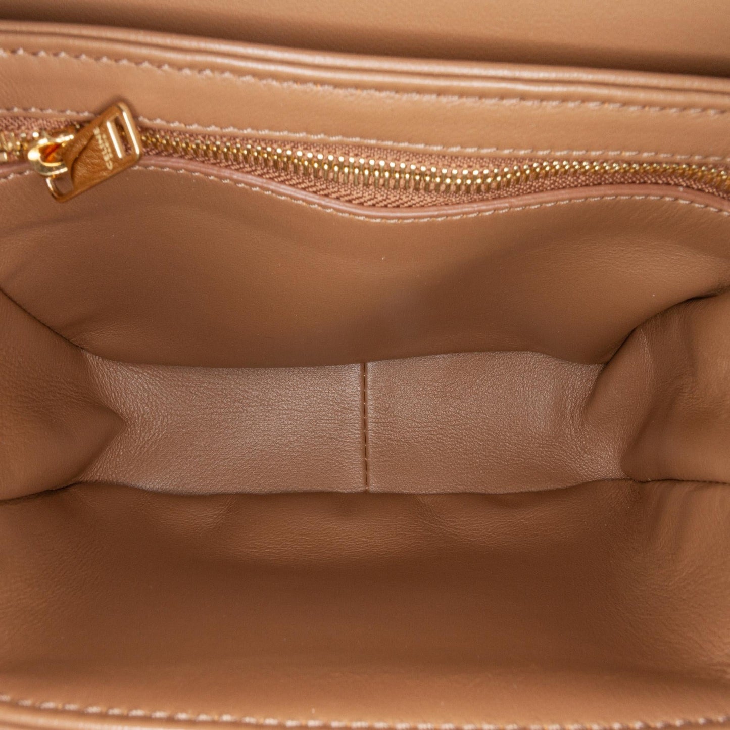 Celine Teen Shiny Calfskin Triomphe Crossbody