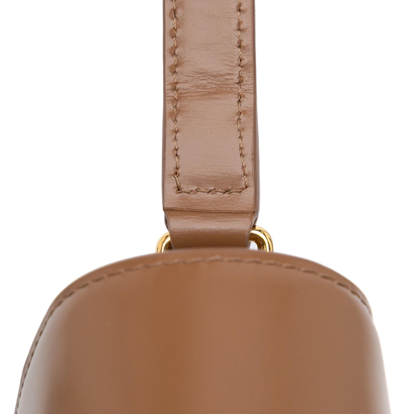 Celine Teen Shiny Calfskin Triomphe Crossbody