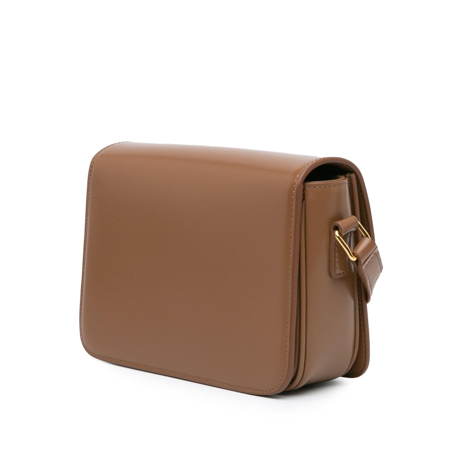 Celine Teen Shiny Calfskin Triomphe Crossbody