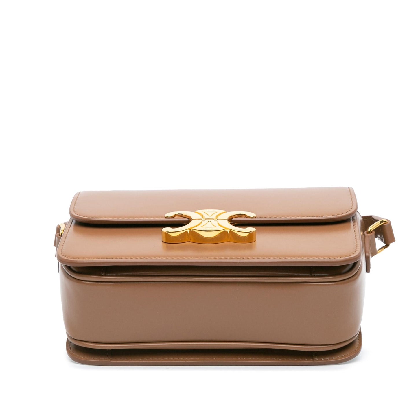 Celine Teen Shiny Calfskin Triomphe Crossbody