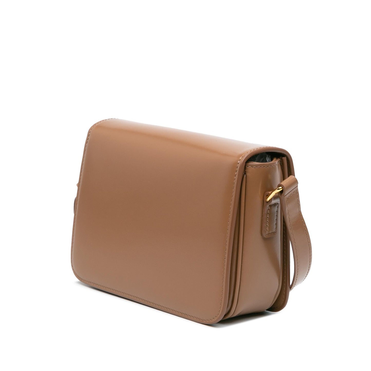 Celine Teen Shiny Calfskin Triomphe Crossbody