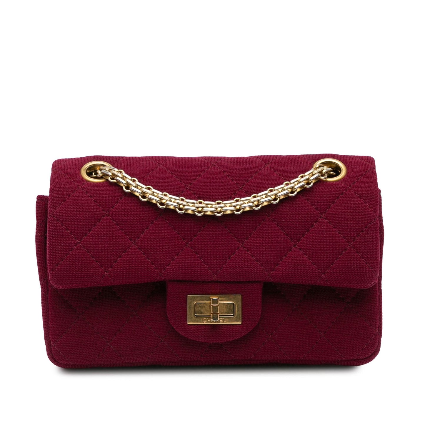 Chanel 2.55 Reissue Mini Quilted Jersey Double Flap