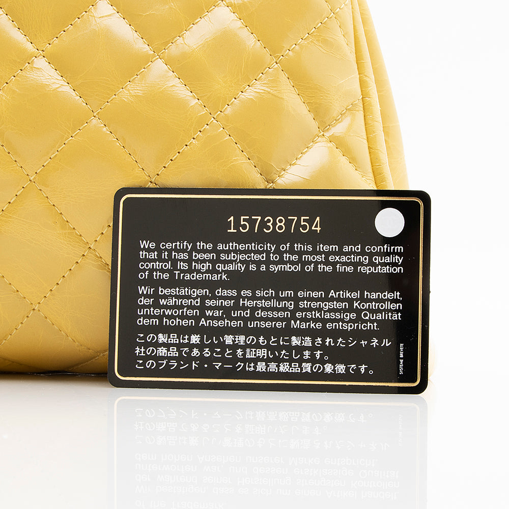Chanel Aged Calfskin Just Mademoiselle Bowling Bag (SHF-19391)