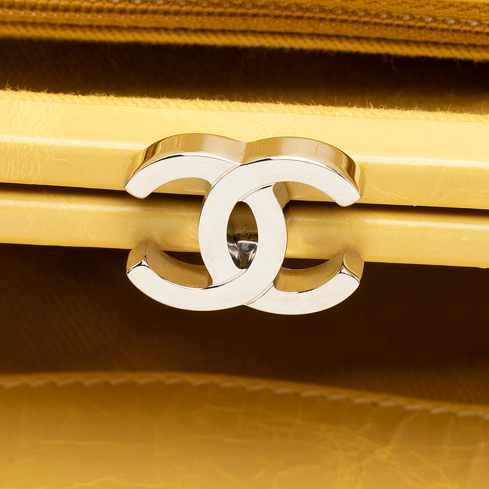 Chanel Aged Calfskin Just Mademoiselle Bowling Bag (SHF-19391)
