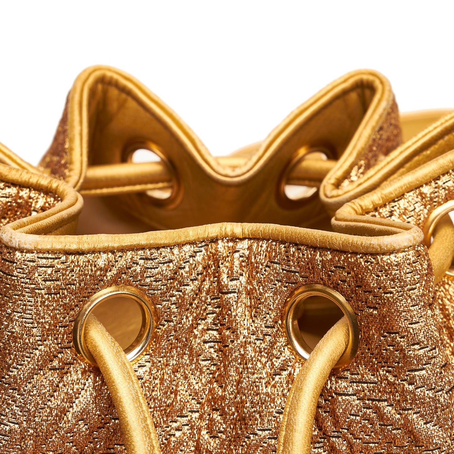 Chanel Brocade Bucket Bag