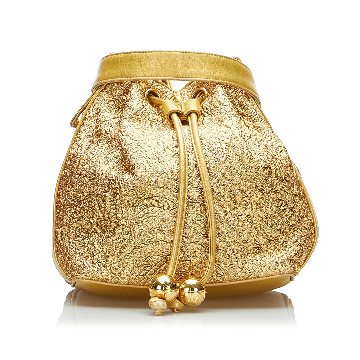 Chanel Brocade Bucket Bag