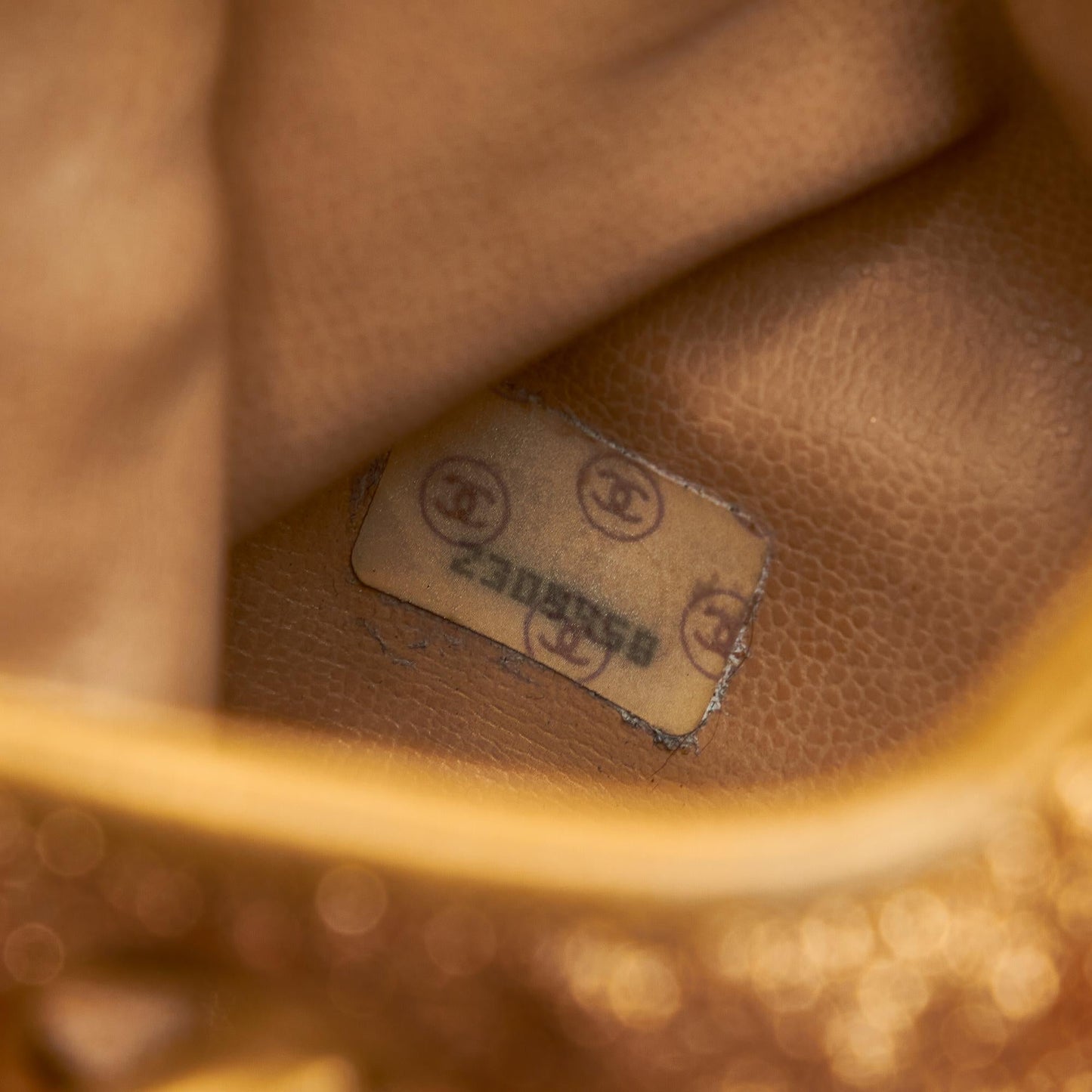 Chanel Brocade Bucket Bag