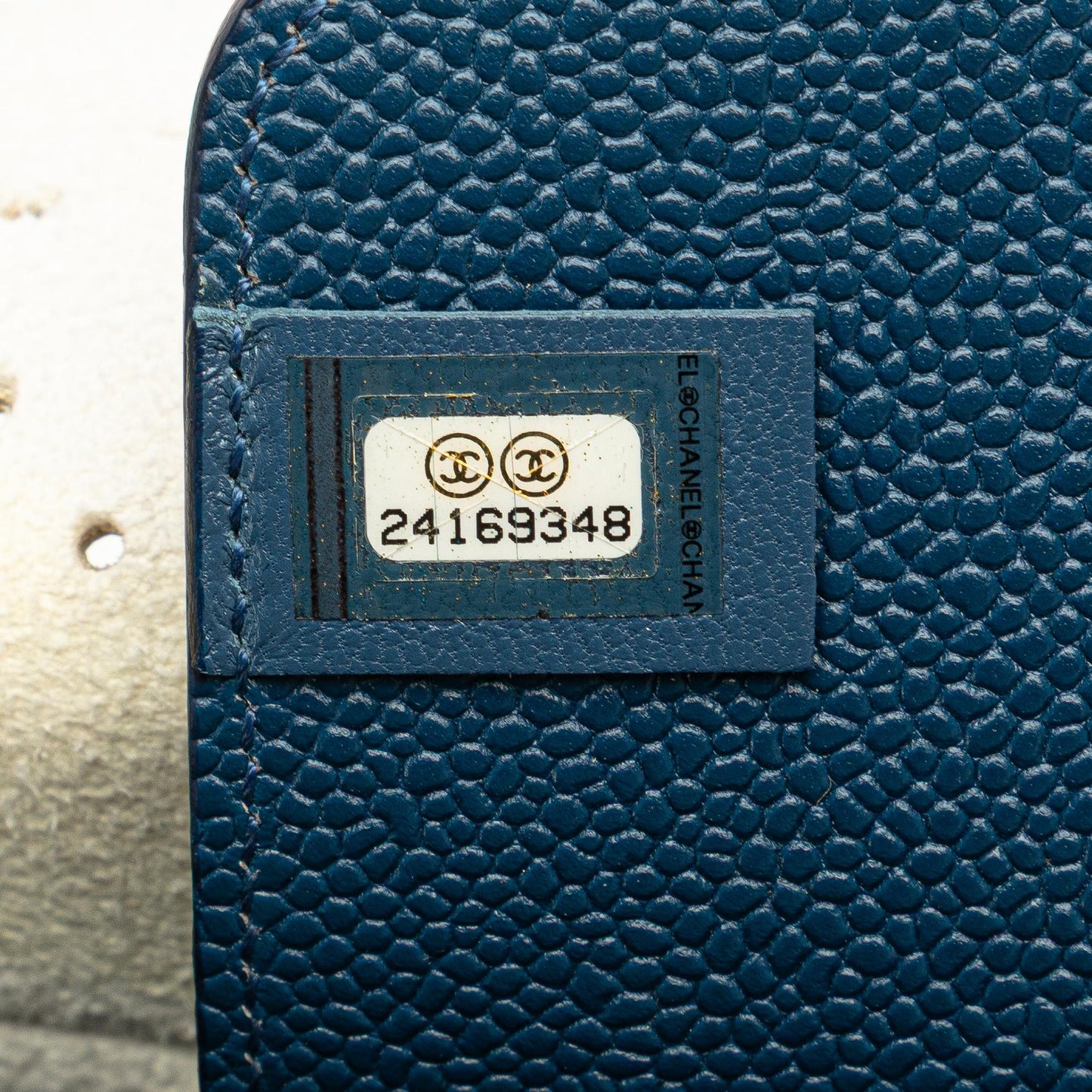 Chanel CC Caviar Perforated Messenger Flap