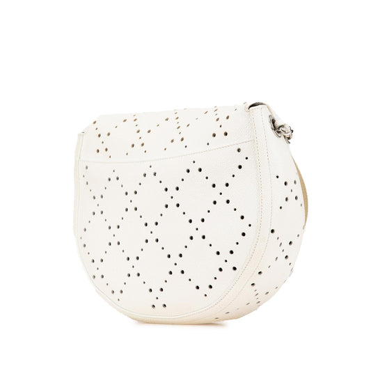 Chanel CC Caviar Perforated Messenger Flap