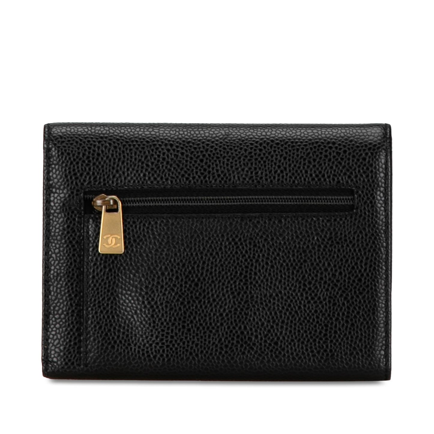 Chanel CC Caviar Trifold Wallet
