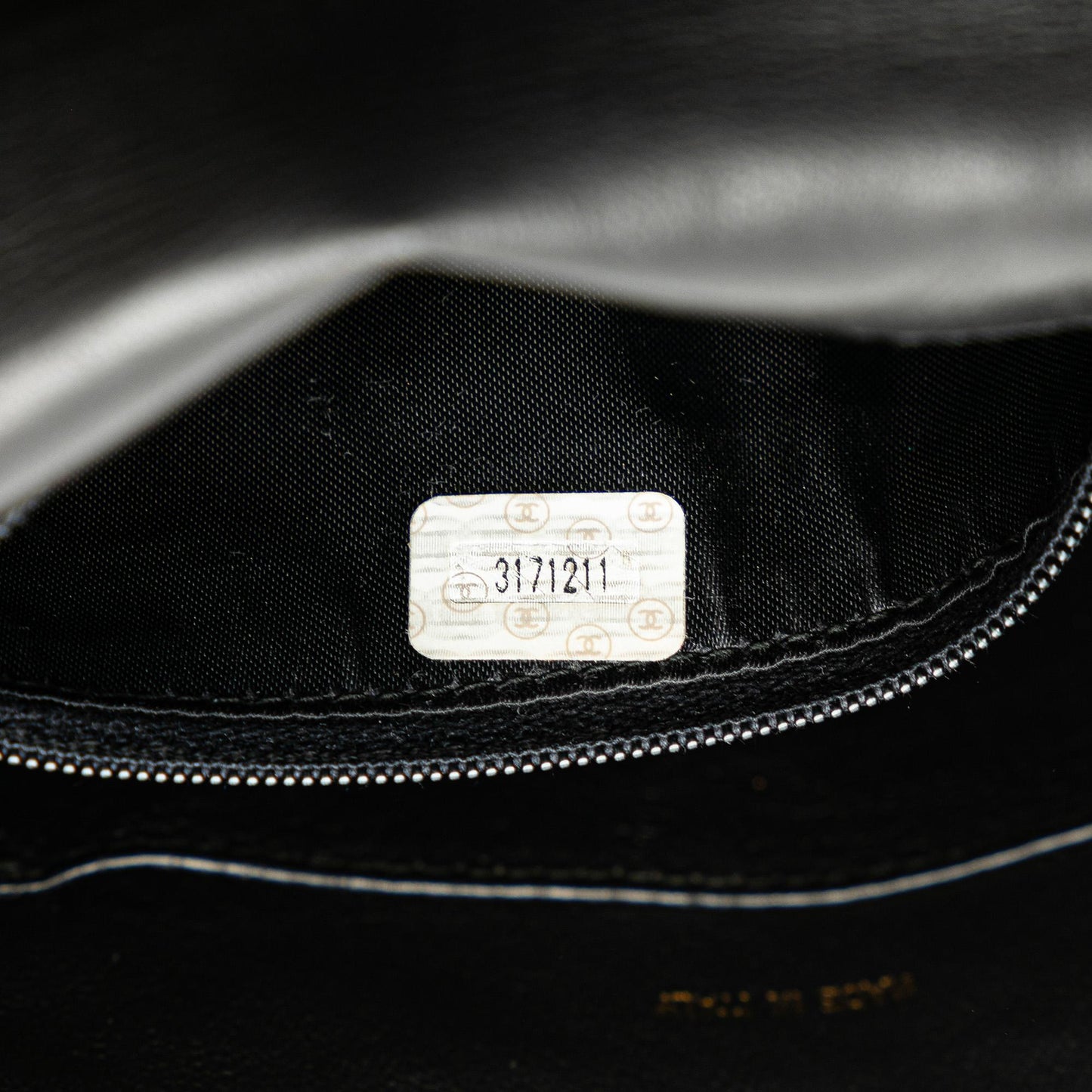 Chanel CC Chevron Lambskin Flap