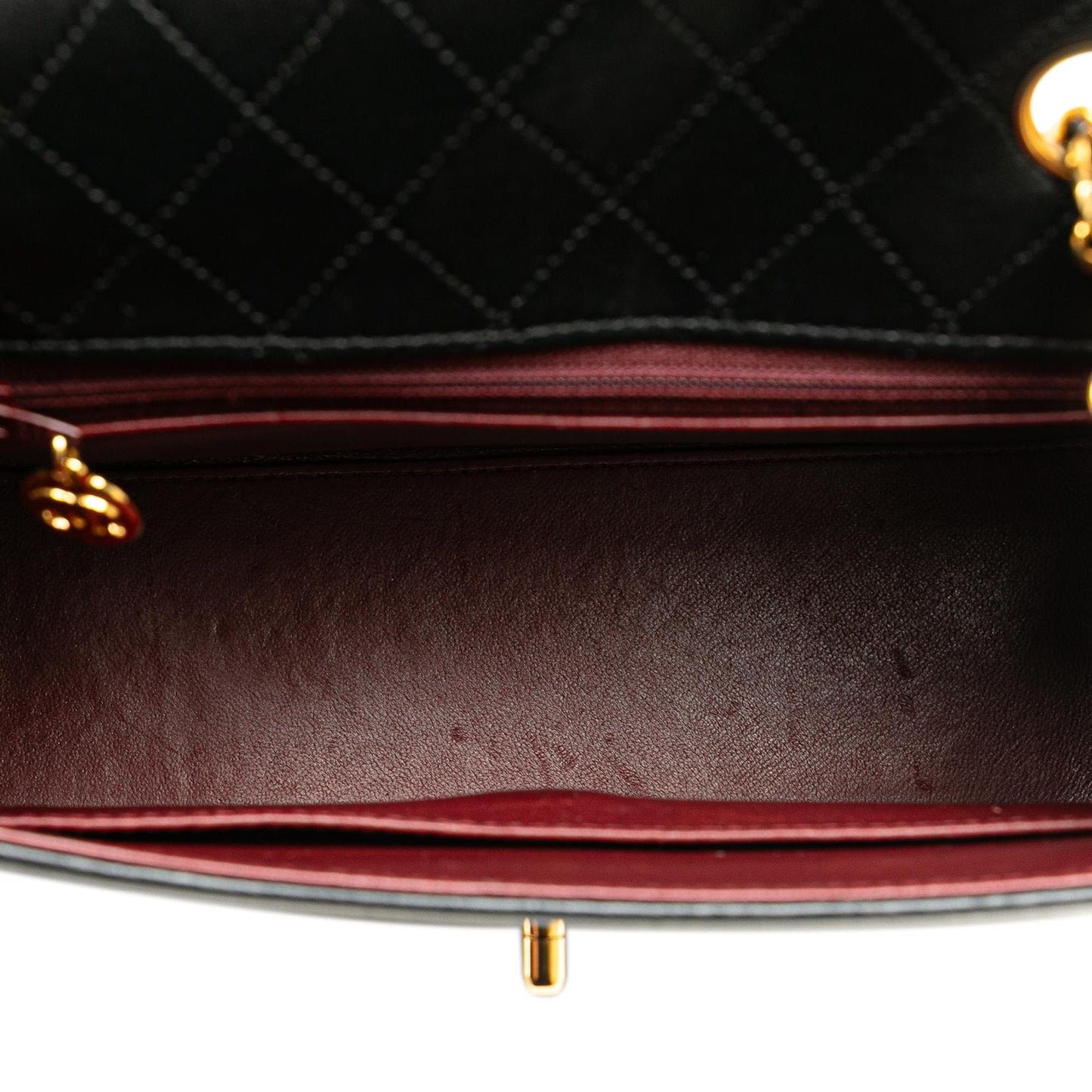 Chanel CC Lambskin Trapezoid Flap