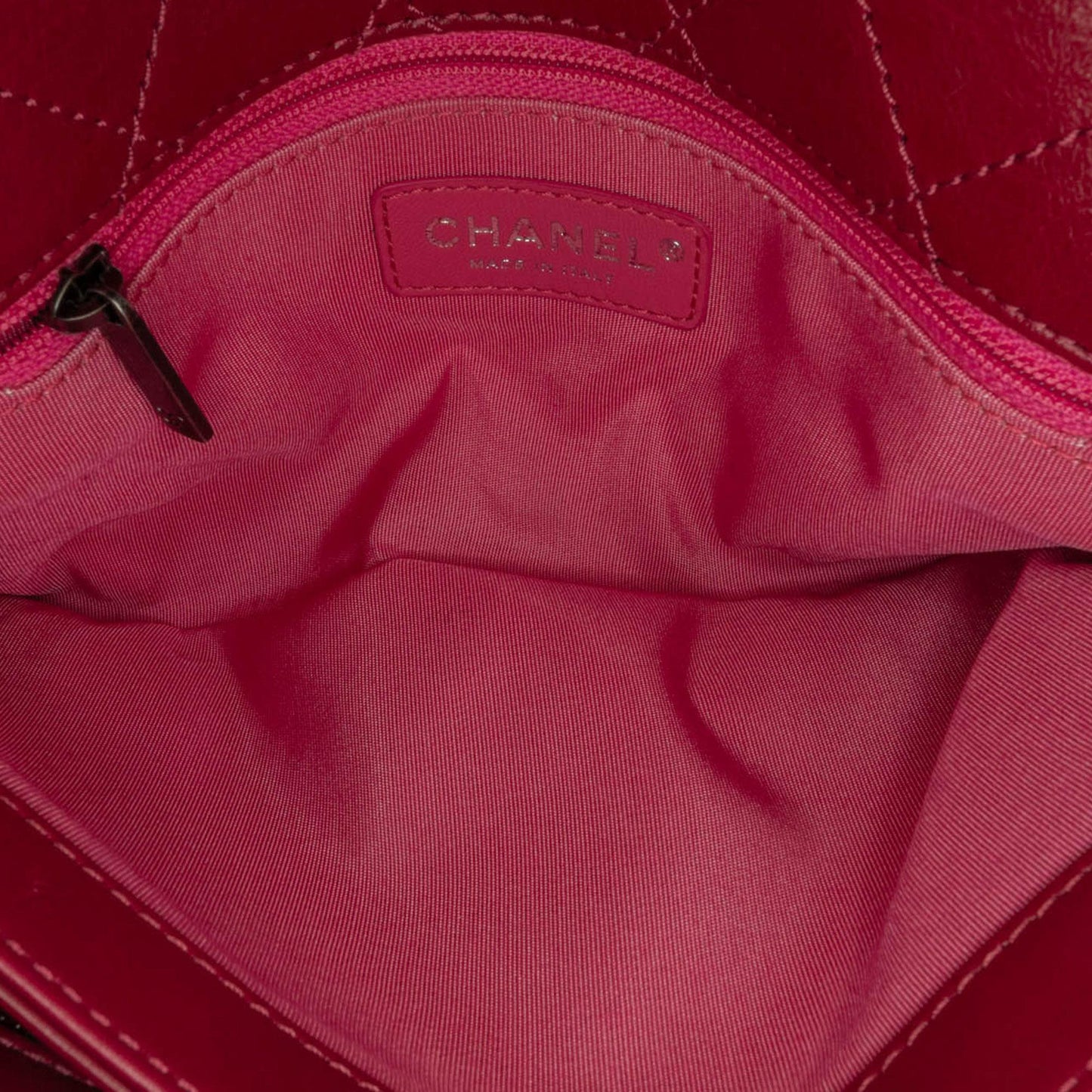 Chanel CC Lambskin and Tweed Flap