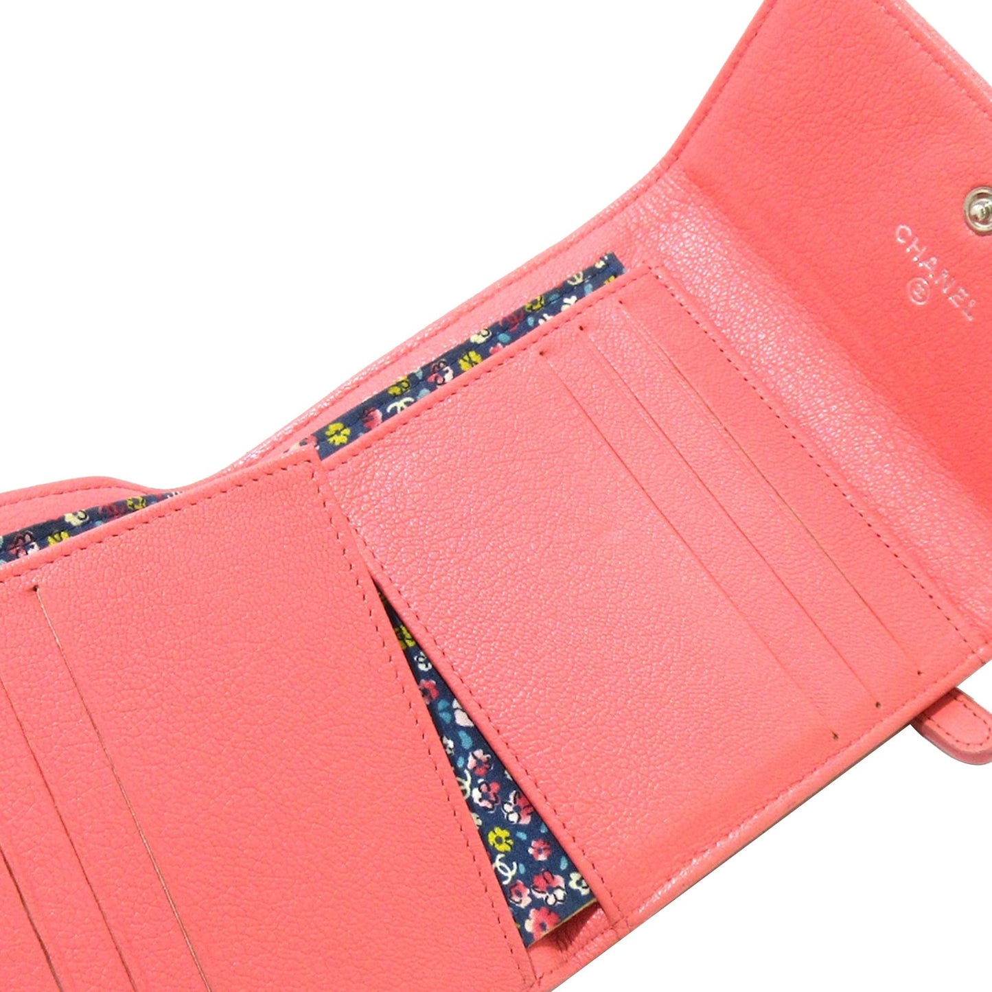 Chanel CC Lucky Clover Calfskin Small Wallet (SHG-kFLM7a)