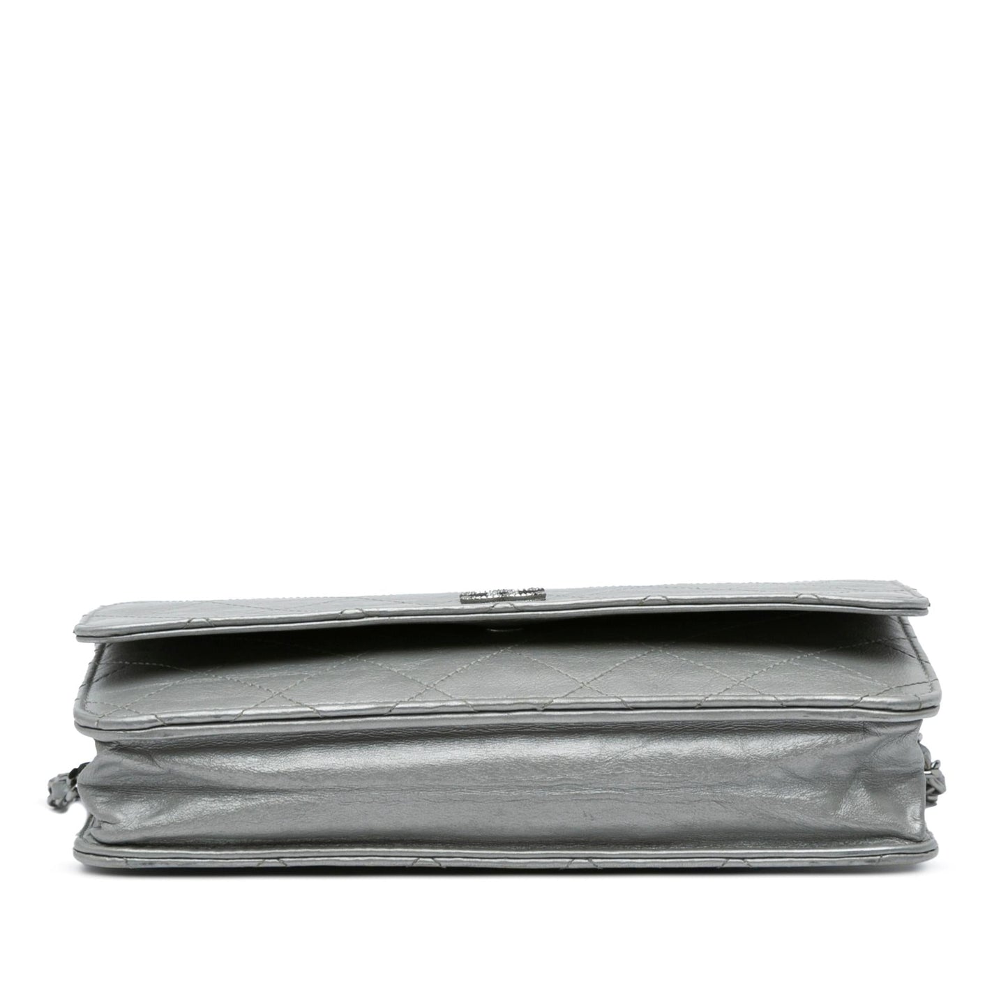 Chanel CC Quilted Aged Calfskin Wallet On Chain (SHG-x0Wgqd)