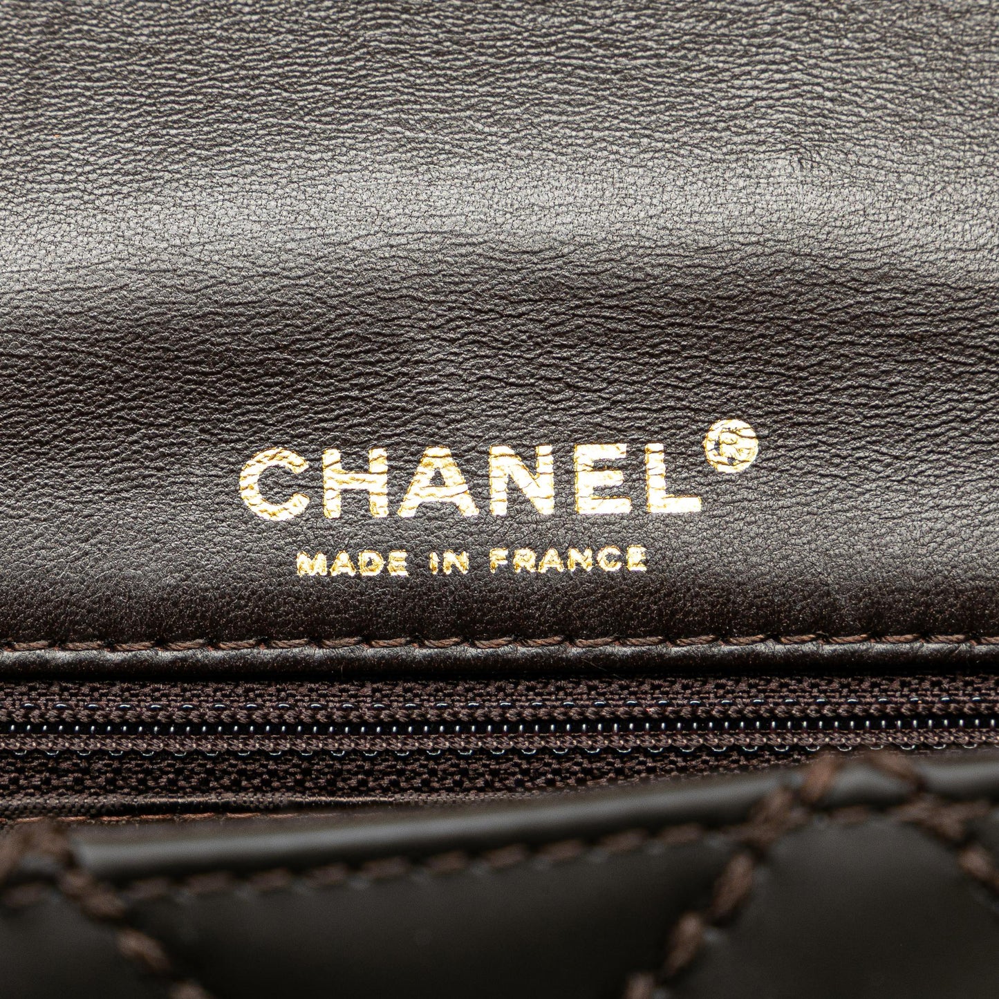 Chanel CC Quilted Calfskin Wild Stitch Flap