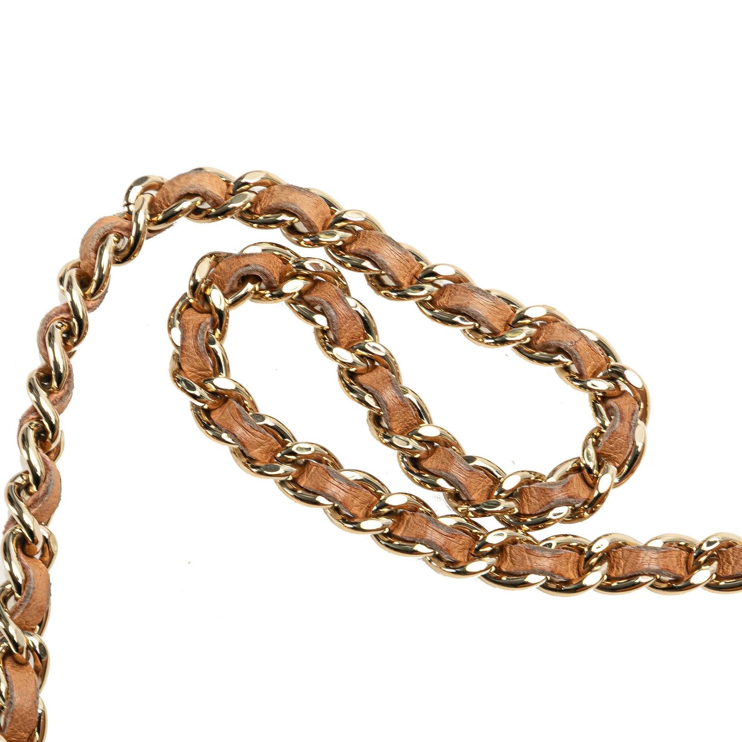 Chanel CC Quilted Lambskin Clutch With Chain