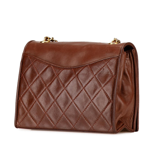 Chanel CC Quilted Lambskin Full Flap Crossbody