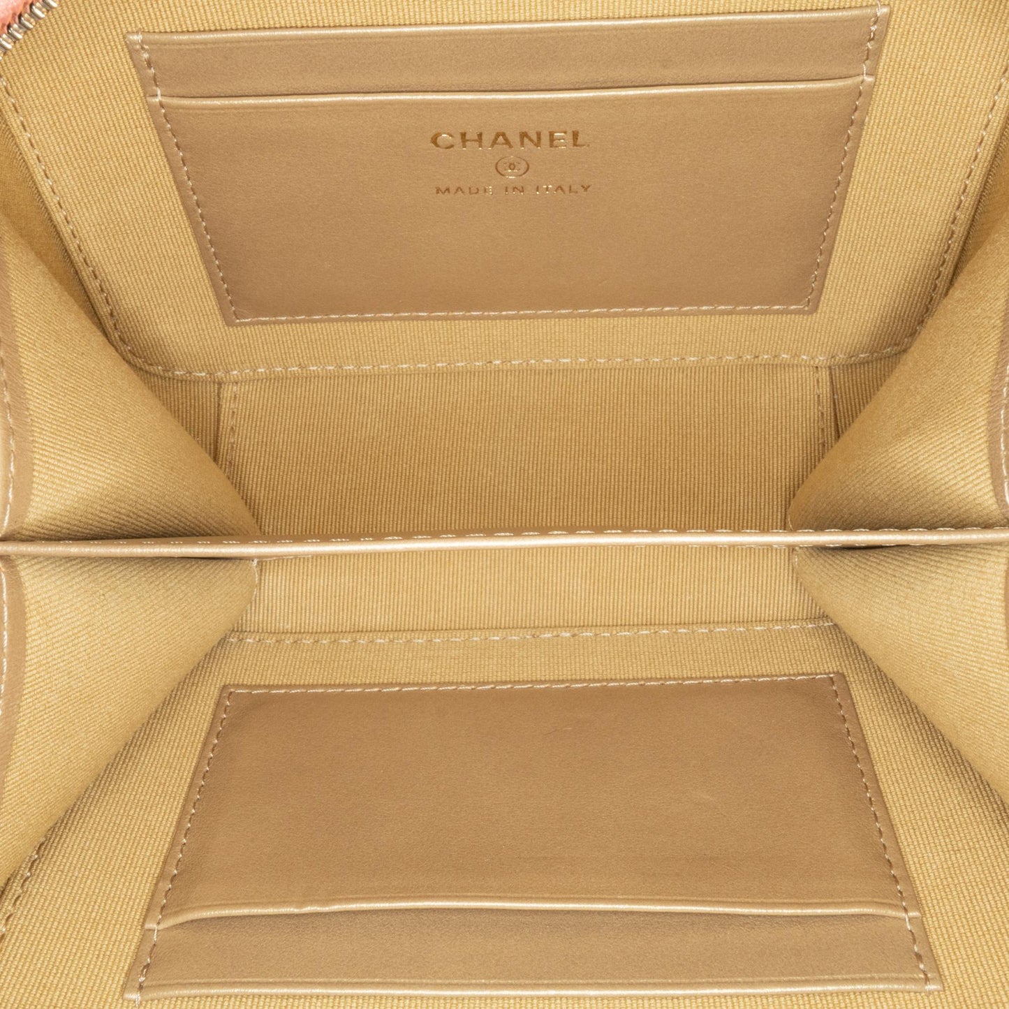 Chanel CC Quilted Lambskin Pearl Crush Camera Bag