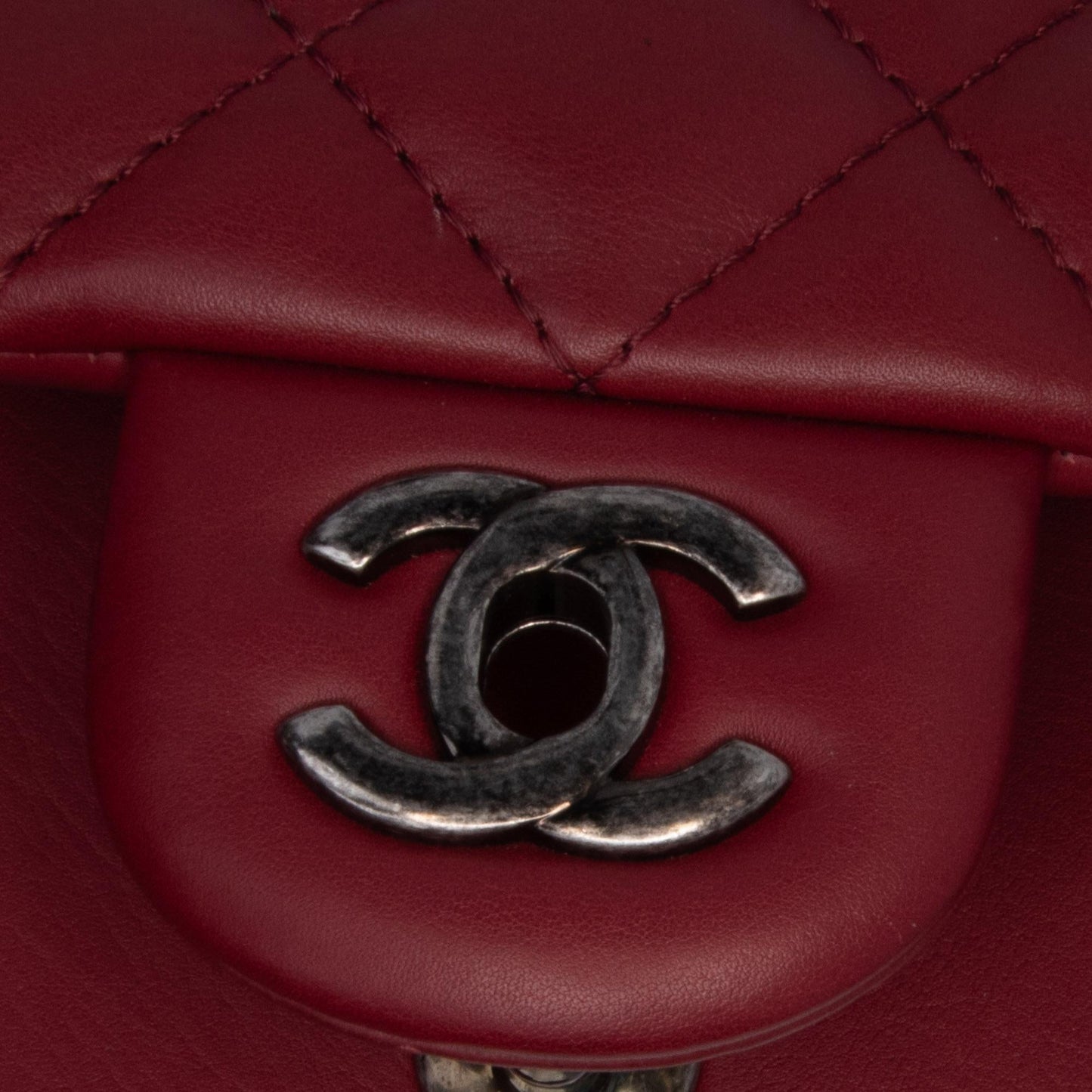 Chanel CC Quilted Lambskin Single Flap