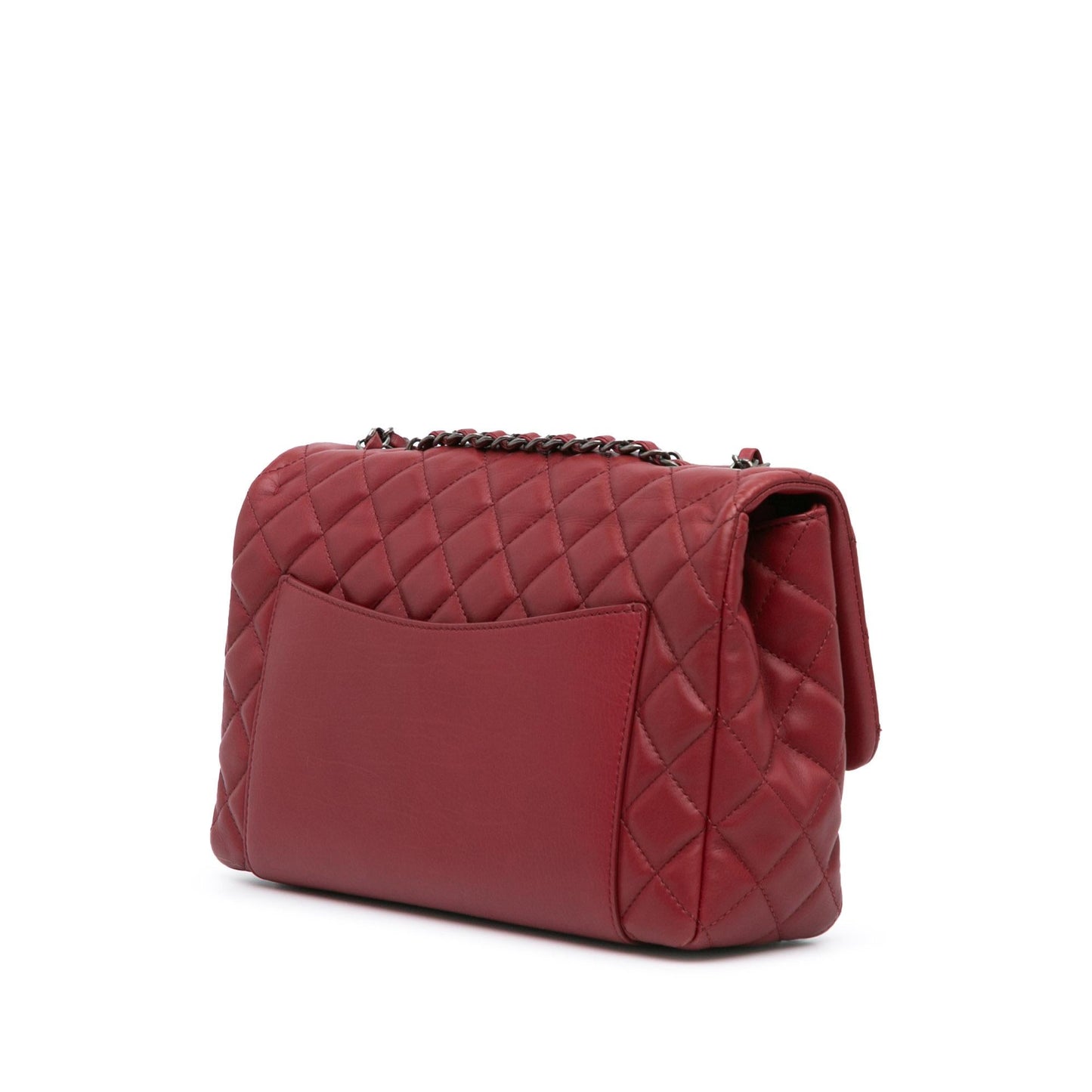 Chanel CC Quilted Lambskin Single Flap