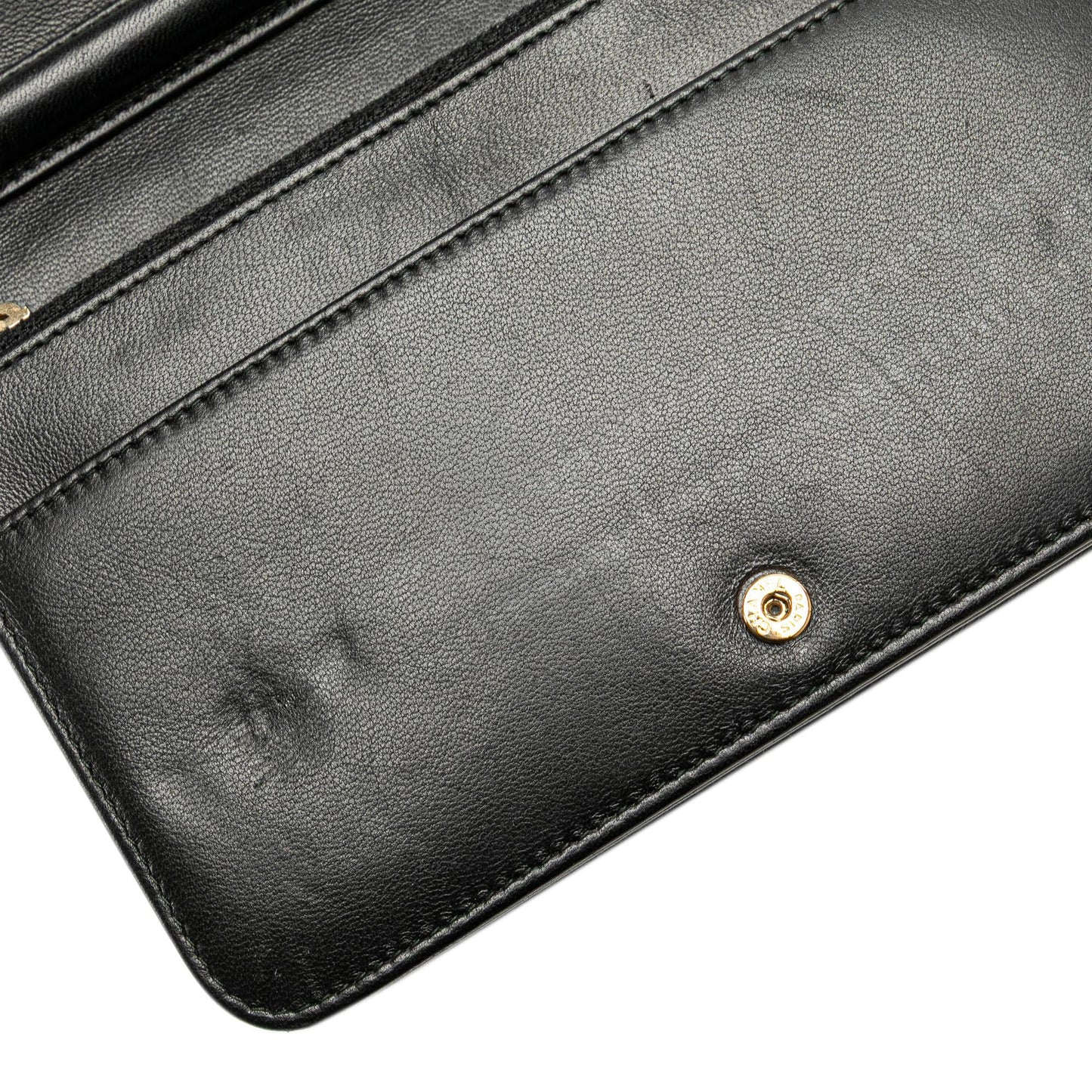 Chanel CC Studded Lambskin Wallet on Chain