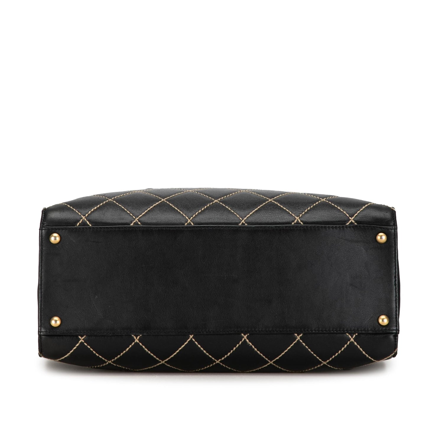 Chanel CC Wild Stitch Calfskin Tote (SHG-jhoL0S)