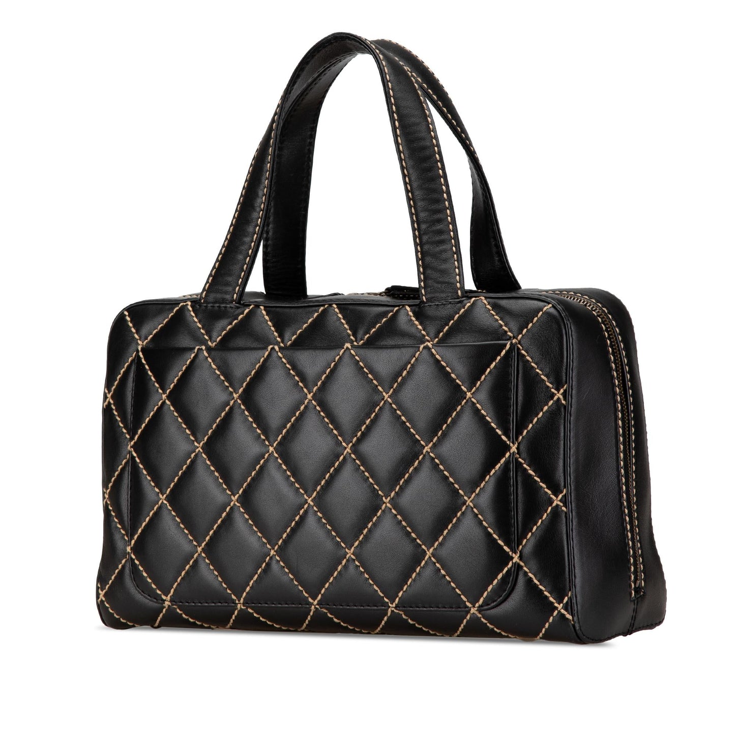 Chanel CC Wild Stitch Lambskin Handbag