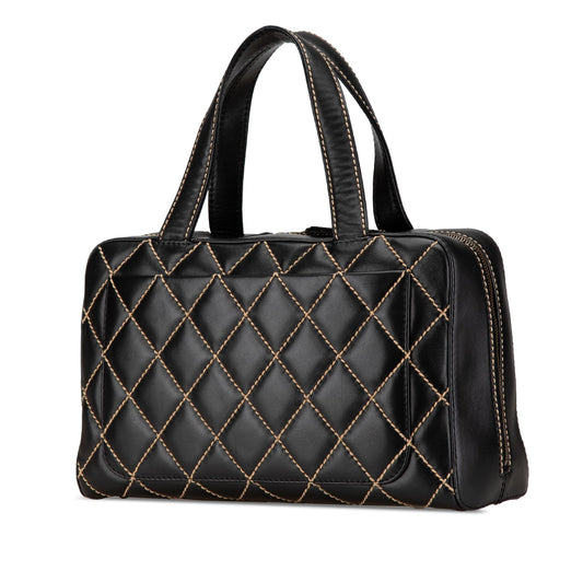 Chanel CC Wild Stitch Lambskin Handbag